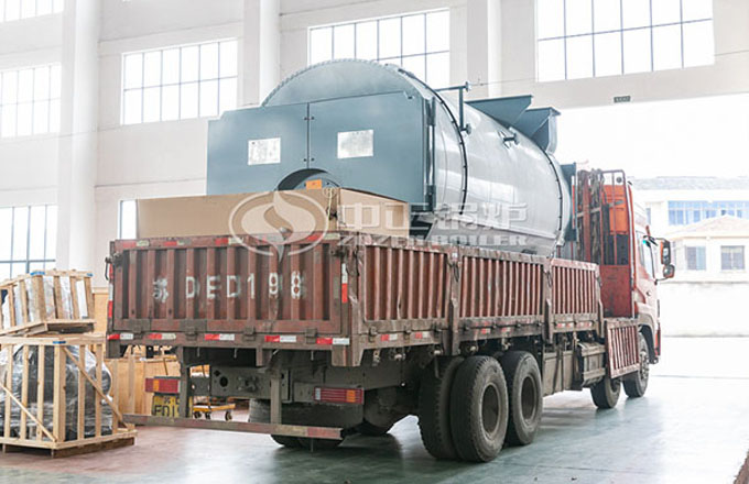 重庆省4吨冷凝式WNS系列二回程燃气蒸汽锅炉项目