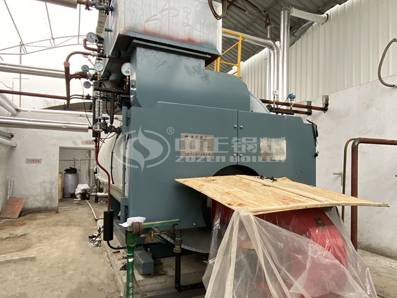 贵州六盘水4吨高效型燃气蒸汽锅炉项目