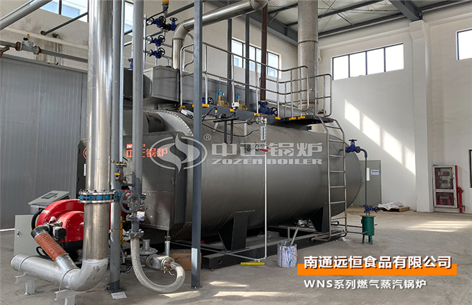 江苏省4吨WNS系列燃气蒸汽锅炉项目