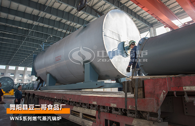 河南2吨二回程燃气蒸汽锅炉项目